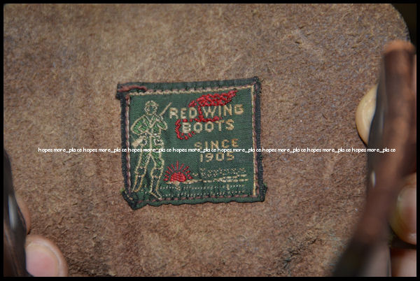 レッドウィング アイリッシュセッターのタグの変遷 （875